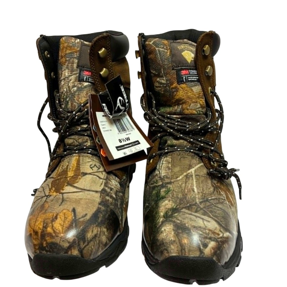 Herman Survivors Hunting Boots Mens 8.5W Camo Realtree 800g Thinsulate